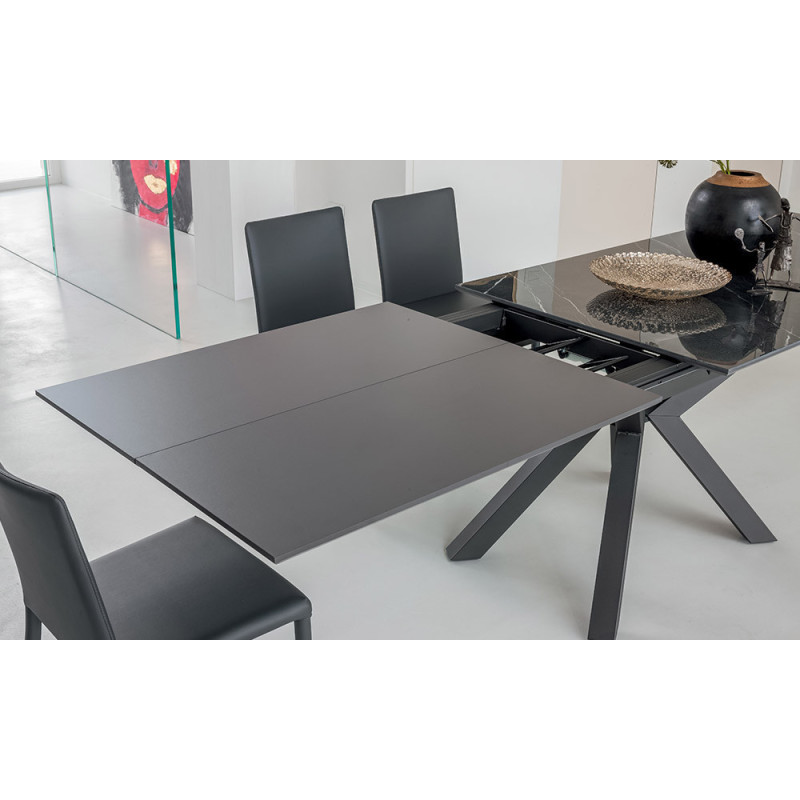 Atlas - Table plateau céramique extensible 