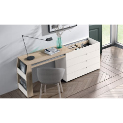 Cosmo - Bureau commode extensible 