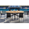 Eronne - Table de repas outdoor ovale 