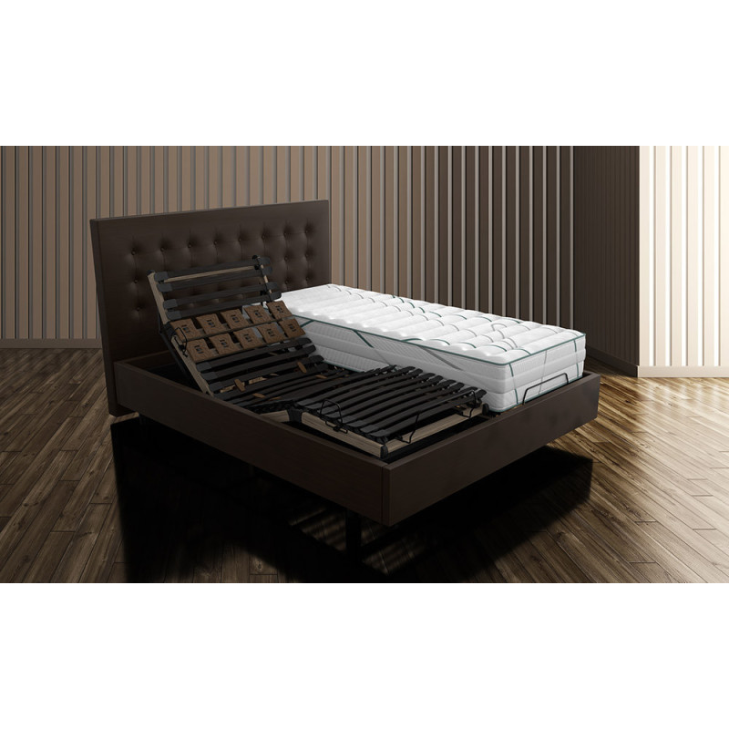 Natura Two - Sommier relaxation TPR électrique 2x70x190 