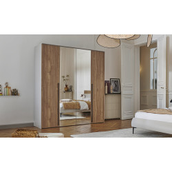 Opale - Armoire 4 portes battantes 