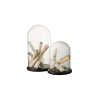 Parchemin  - Cloche verre Beige large 