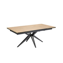 Primevère - Table de séjour extensible pieds en épingle 