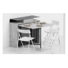 ARCHI - Console extensible et 6 chaises pliables 